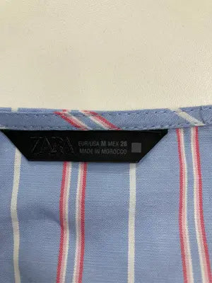 ZARA/ザラ/シャツ/ブラウス/トップス/ブルー/M