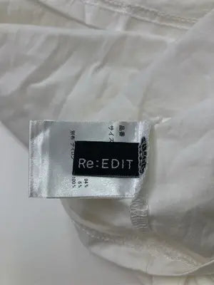 Re:EDIT/リエディ/Tシャツ/カットソー/トップス/ホワイト/L