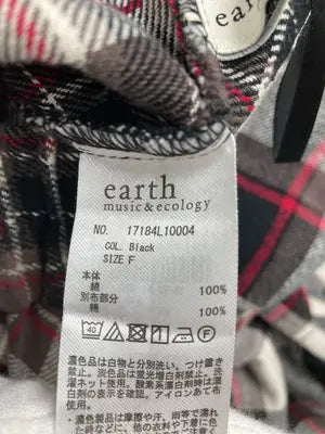 earth music&ecology/アースミュージックアンドエコロジー/ミモレ/半端丈スカート/スカート/ブラック/F