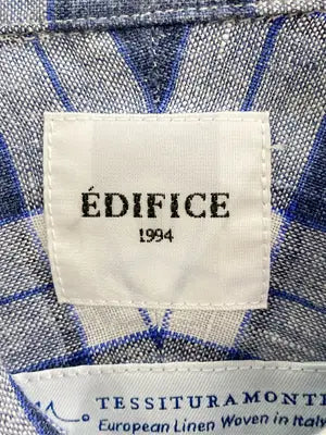 EDIFICE/エディフィス/シャツ/ブラウス/トップス/ネイビー/L