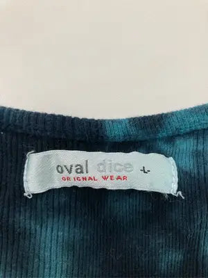 OVAL DICE/タンクトップ/トップス/ブルー/L