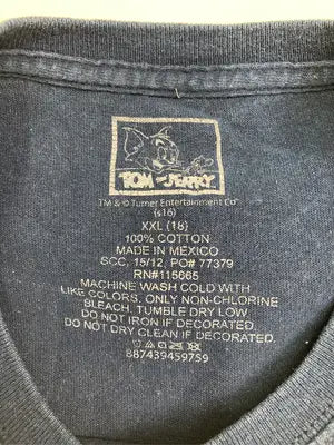 TOM and JERRY/トムアンドジェリー/Tシャツ/カットソー/トップス/ネイビー/XXL(18)