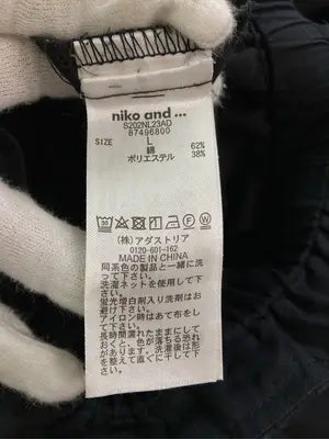niko and .../ニコアンド/その他パンツ/パンツ/ブラック/L