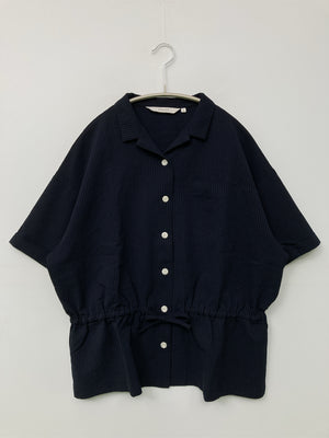 ENJOY/シャツ/ブラウス/トップス/ネイビー/L