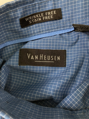 VAN HEUSEN/ヴァンヒューゼン/シャツ/ブラウス/トップス/ブルー/M