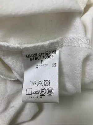 OLIVE des OLIVE/オリーブデオリーブ/Tシャツ/カットソー/トップス/アイボリー/F