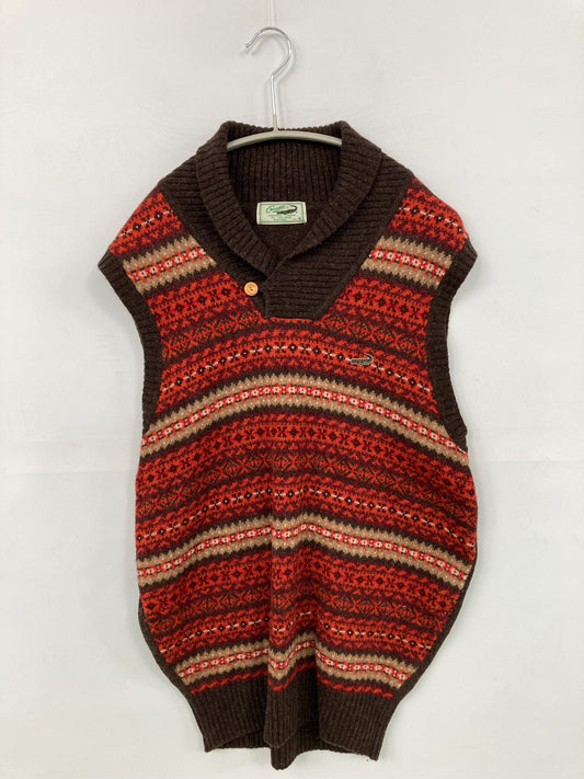 Crocodile/クロコダイル/ベスト/トップス/ブラウン/L