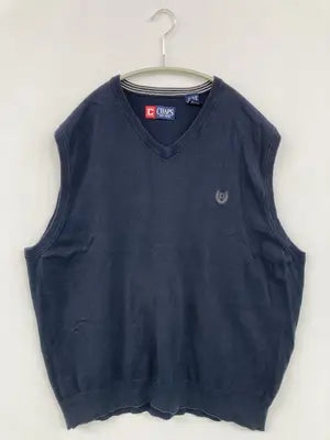 CHAPS/チャップス/ノースリーブ/トップス/ネイビー/XL