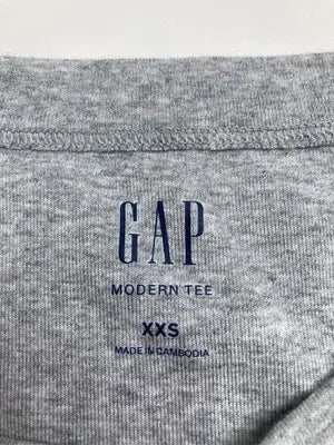 GAP/ギャップ/Tシャツ/カットソー/トップス/グレー/XXS