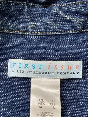 Liz claiborne/リズクレイボーン/デニムジャケット/ジャケット/アウター/ブルー/US S