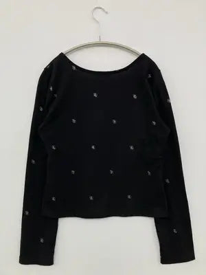 L’espoir/レスポワール/Tシャツ/カットソー/トップス/ブラック/L
