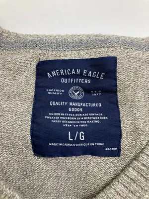 AMERICAN EAGLE/アメリカンイーグル/ニット/セーター/トップス/ベージュ/L
