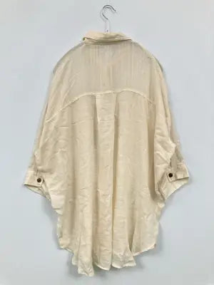 continuer de NICE CLAUP/コンティニューデナイスクラップ/シャツ/ブラウス/トップス/アイボリー/M