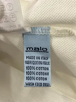 malo/ポロシャツ/トップス/ホワイト