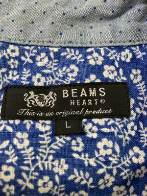 BEAMS/ビームス/シャツ/ブラウス/トップス/ブルー/L