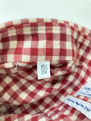 DANOLIS/シャツ/ブラウス/トップス/レッド/15 1/2・39