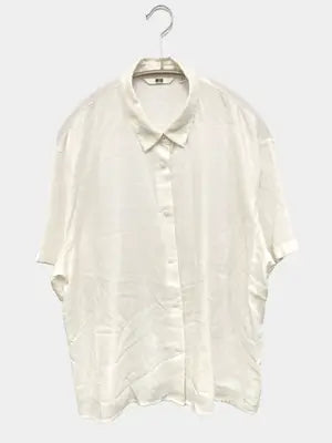 UNIQLO/ユニクロ/シャツ/ブラウス/トップス/ホワイト/L