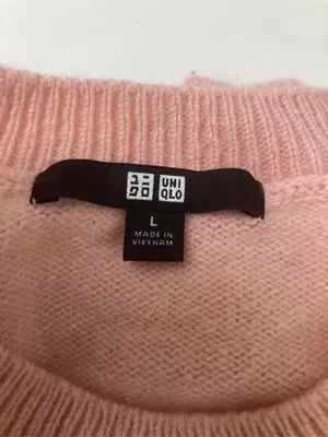 UNIQLO/ユニクロ/ニット/セーター/トップス/ピンク/L