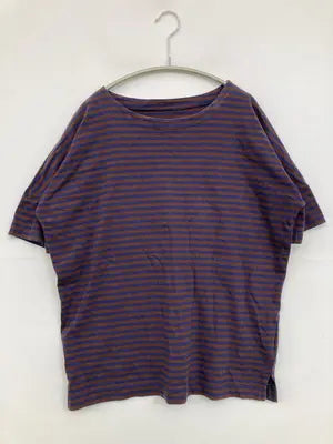 Tシャツ/カットソー/トップス/パープル/M  バスト79～87  身長154～162