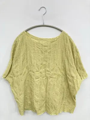 LUNACION/Tシャツ/カットソー/トップス/イエロー/4L