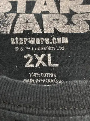 STARWARS/スターウォーズ/Tシャツ/カットソー/トップス/ブラック/2XL