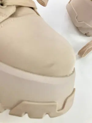 CHARLES & KEITH/チャールズアンドキース/スニーカー/シューズ/ベージュ/38