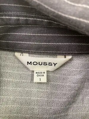 MOUSSY/マウジー/シャツ/ブラウス/トップス/グレー/1