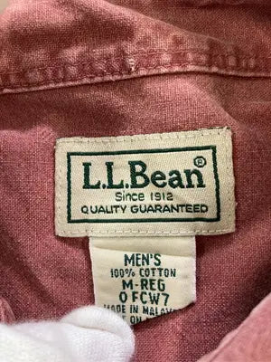 L.L.Bean/エルエルビーン/シャツ/ブラウス/トップス/レッド/M-REG