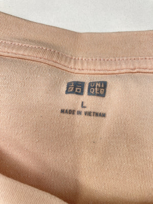 UNIQLO/ユニクロ/Tシャツ/カットソー/トップス/オレンジ/L