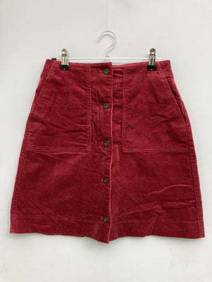 UNIQLO/ユニクロ/ショート/ミニスカート/スカート/レッド/ウエスト58cm　　ヒップ85cm