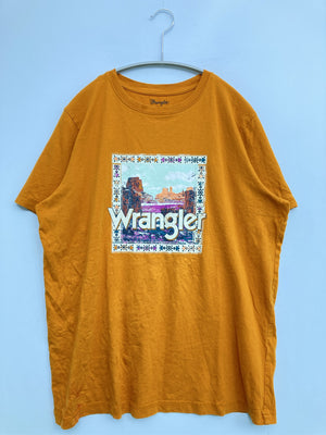 Wrangler/ラングラー/Tシャツ/カットソー/トップス/オレンジ/L