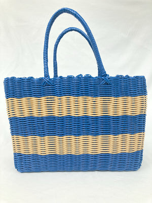 カゴバッグ/バッグ/ブルー