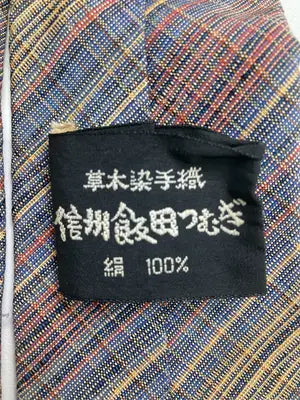 信州飯田つむぎ/ネクタイ/ファッション雑貨/グレー