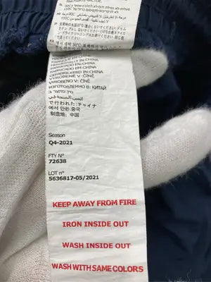 Kappa/カッパ/ナイロンパンツ/パンツ/ネイビー/LARGE