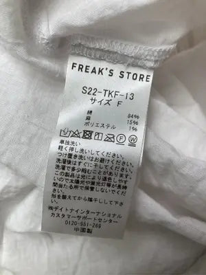 FREAK'S STORE/フリークスストア/シャツ/ブラウス/トップス/ホワイト/F
