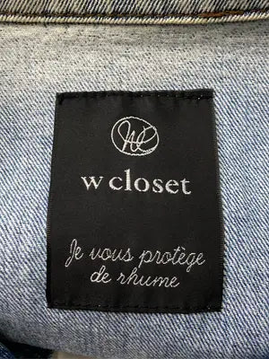 w closet/ダブルクローゼット/デニムジャケット/ジャケット/アウター/グレー/F