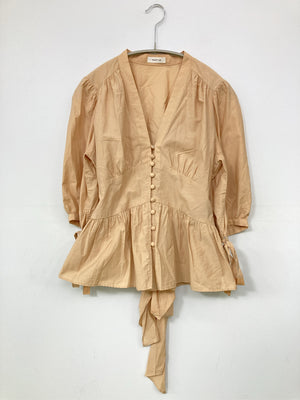 FRAY I.D/フレイアイディー/シャツ/ブラウス/トップス/ベージュ/1