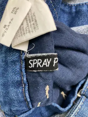 SPRAY PREMIUM/スプレイプレミアム/サロペット/オーバーオール/オールインワン・サロペット/ブルー/L
