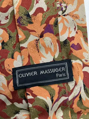 OLIVER MASSUGER/ネクタイ/ファッション雑貨/レッド