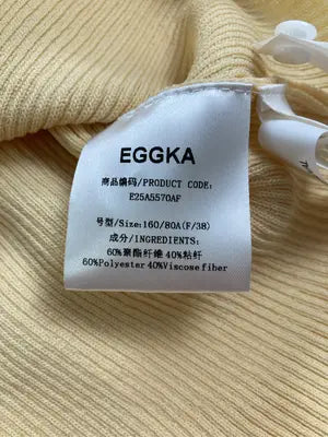 EGGKA/ノースリーブ/トップス/イエロー/F/38    160/80A
