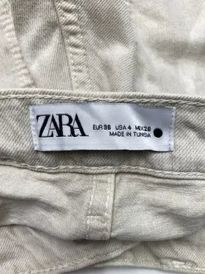ZARA/ザラ/デニムパンツ/パンツ/ベージュ/EUR 36/USA 4/MEX 26