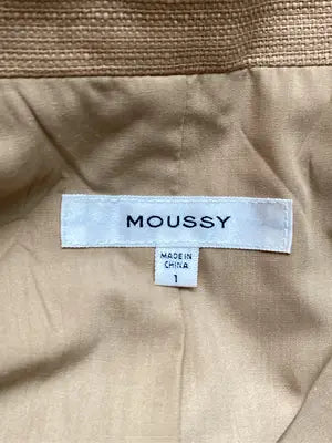 MOUSSY/マウジー/テーラードジャケット/ジャケット/アウター/ベージュ/1