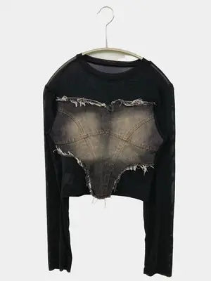 CRAMMY/クラミー/Tシャツ/カットソー/トップス/ブラック/FREE