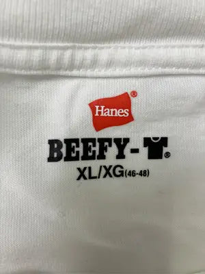 Hanes/ヘインズ/Tシャツ/カットソー/トップス/ホワイト/XL