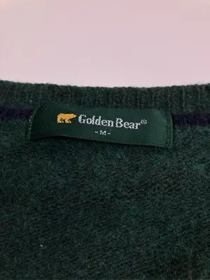 Golden Bear/ゴールデンベア/ニット/セーター/トップス/グリーン/M