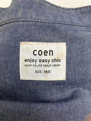 coen/コーエン/シャツ/ブラウス/トップス/ブルー/F