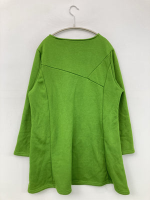 チュニック/ワンピース/ドレス/ライトグリーン/M-L