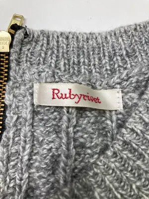 Rubyrivet/ワンピース/ワンピース/ドレス/グレー