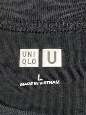 UNIQLO U/ユニクロユー/Tシャツ/カットソー/トップス/ブラック/L