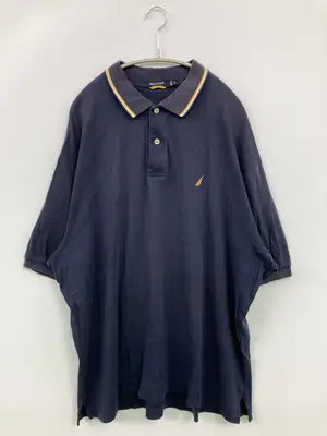NAUTICA/ノーティカ/ポロシャツ/トップス/ネイビー/XL